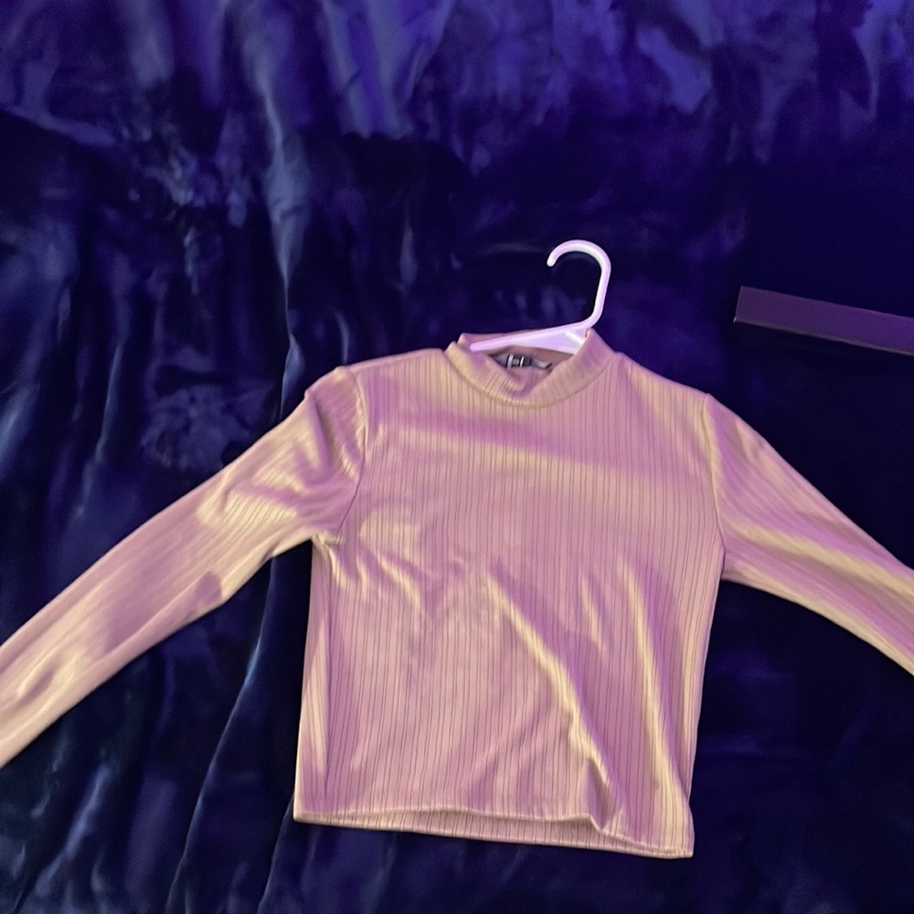 Forever 21 brown tan long sleeve shirt